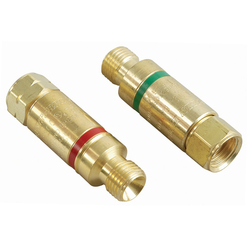 Antiretours pare-flammes - Oxy/gaz combustibles, Ensemble pour oxyg&egrave;ne-gaz combustible, Style pour chalumeau Rideout Tool & Machine Inc.