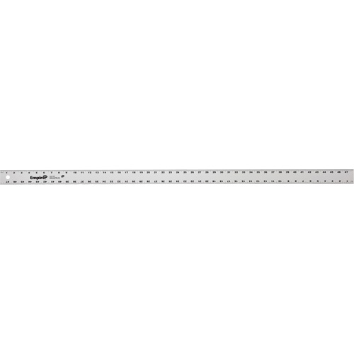 Heavy-Duty Straight Edge, 48" L, Aluminum, 1" Graduations Rideout Tool & Machine Inc.