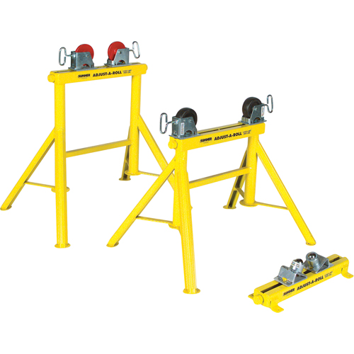 Adjust-A-Rolls&reg; Stand, 1000 lbs. Load Capacity, 36" Pipe Capacity Rideout Tool & Machine Inc.