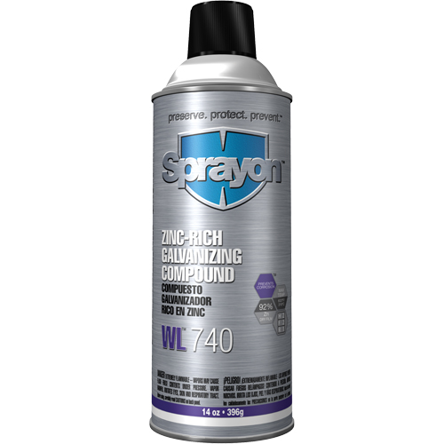 WL740 Zinc-Rich Galvanizing Compound, Aerosol Can Rideout Tool & Machine Inc.