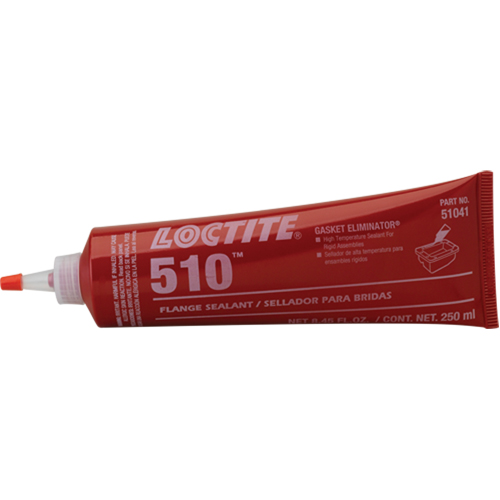 Flange Sealant 510 Gasket Eliminator High Temperature, Tube, Red Rideout Tool & Machine Inc.