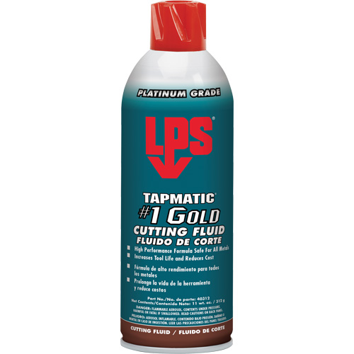 Tapmatic&reg; #1 Gold Cutting Fluids, 11 oz. Rideout Tool & Machine Inc.