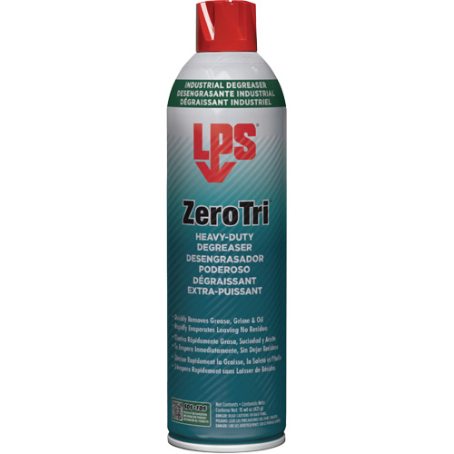 D&eacute;graissant gros travaux ZeroTri, Canette a&eacute;rosol Rideout Tool & Machine Inc.