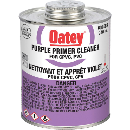 Appr&ecirc;t/nettoyant violet, 946 ml, Canette &agrave; dessus brosse Rideout Tool & Machine Inc.
