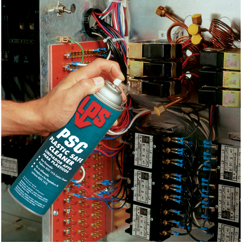 Nettoyant s&eacute;curitaire pour les plastiques PSC, 18 oz, Canette a&eacute;rosol Rideout Tool & Machine Inc.
