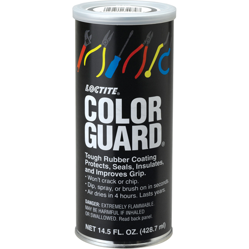 Rev&ecirc;tement de caoutchouc robuste Color Guard, Rouge, 14,5 oz liq., Canette Rideout Tool & Machine Inc.