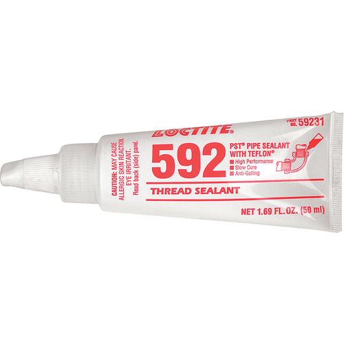 Thread Sealant 592 PST Slow Cure, Tube, 250 ml, -53.88° C - 204° C/-65° F - 400° F Rideout Tool & Machine Inc.