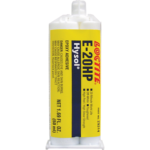 &eacute;poxyde Hysol E-20HP, Deux composants, Cartouche double, 104 g, Blanc cass&eacute; Rideout Tool & Machine Inc.