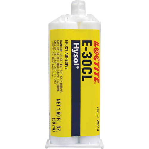 &eacute;poxyde Hysol E-30HP, Deux composants, Cartouche double, 77 g, Transparent Rideout Tool & Machine Inc.