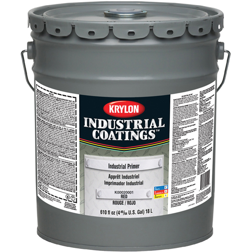 Appr&ecirc;t industriel, 18,9 L, Seau, Rouge oxyde Rideout Tool & Machine Inc.