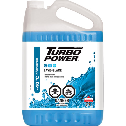 Turbo Power&reg; All-Season Windshield Washer Fluid, Jug, 3.78 L Rideout Tool & Machine Inc.