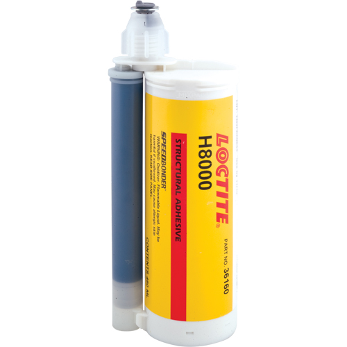 Adh&eacute;sif structural Speedbonder H8000, Deux composants, Cartouche double, 668 g, Vert Rideout Tool & Machine Inc.