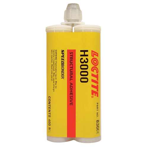 Adh&eacute;sif structural tout usage H3000, Deux composants, Cartouche double, 400 ml, Cr&egrave;me Rideout Tool & Machine Inc.