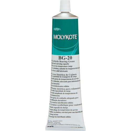 Molykote BG 20 High-Performance Synthetic Grease, 150 g, Bottle Rideout Tool & Machine Inc.