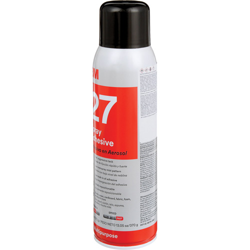 27 Multi-Purpose Spray Adhesive, Clear, Aerosol Can Rideout Tool & Machine Inc.