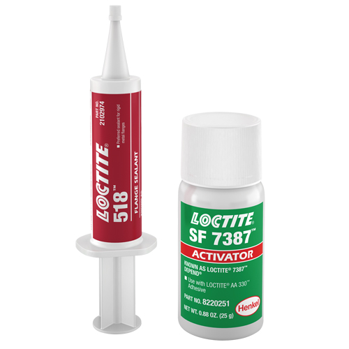 518 Flange Sealant, Syringe, Red Rideout Tool & Machine Inc.