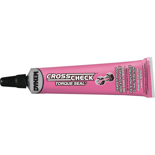 Cross Check Torque Seal&reg; Tamper-Proof Indicator Paste, 1 fl. oz., Tube, Pink Rideout Tool & Machine Inc.