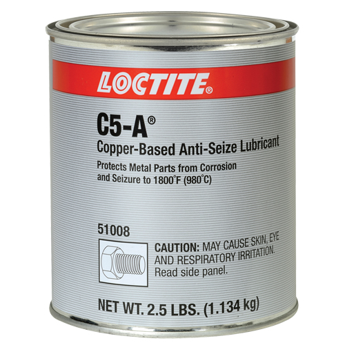 Loctite&reg; 8008 C5-A Copper Anti-Seize Lubricant, 2.5 lbs., Can, 1800°F (982°C) Max Temp. Rideout Tool & Machine Inc.