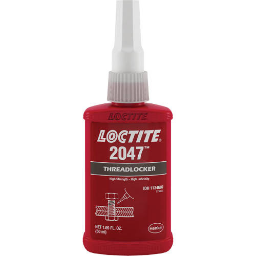 2047 Threadlocker, Black, High, 50 ml, Bottle Rideout Tool & Machine Inc.
