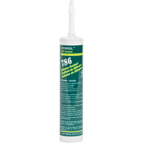 Scellant &agrave; la silicone, 300 ml, Cartouche, Transparent Rideout Tool & Machine Inc.