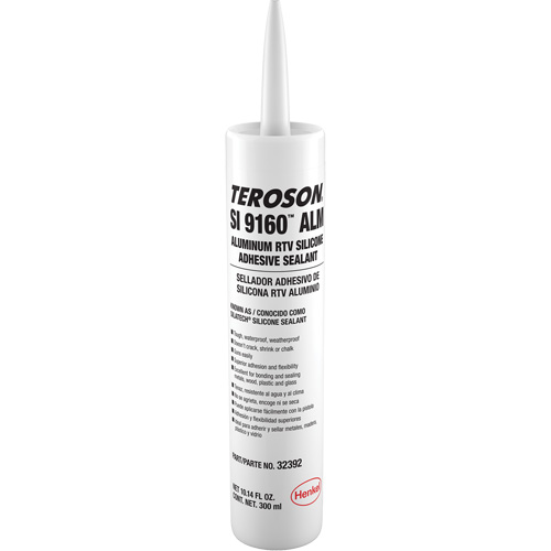Teroson&reg; SI 9160 Silicone Sealant, Cartridge, Aluminum Rideout Tool & Machine Inc.