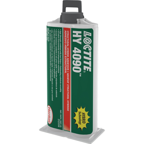 HY 4090 Structural Repair Hybrid Adhesive, Two-Part, Dual Cartridge, 50 g, Off-White Rideout Tool & Machine Inc.