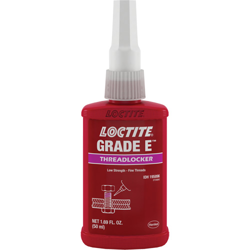 Threadlocker 080 Grade E, Purple, Low, 50 ml, Bottle Rideout Tool & Machine Inc.