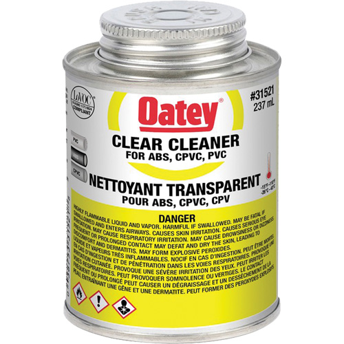 Nettoyant transparent pour tuyau, 250 ml, Bouteille Rideout Tool & Machine Inc.