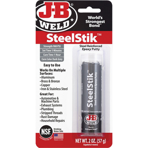 SteelStik Epoxy, 2 oz., Stick, Grey Rideout Tool & Machine Inc.
