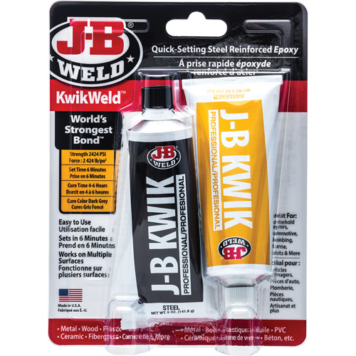KwikWeld Epoxy, Two-Part, Tube, 10 oz., Grey Rideout Tool & Machine Inc.