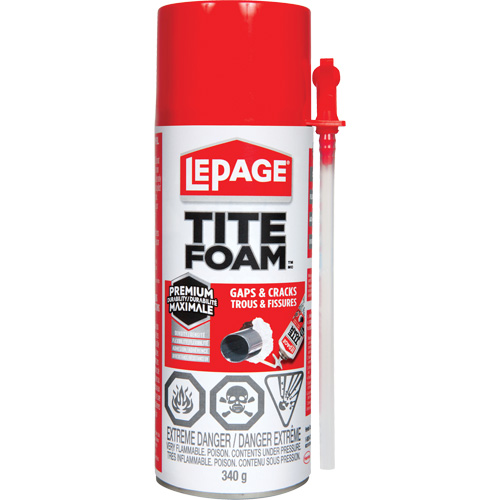 Titefoam Gaps & Cracks Insulating Foam Sealant, Aerosol Can, White Rideout Tool & Machine Inc.
