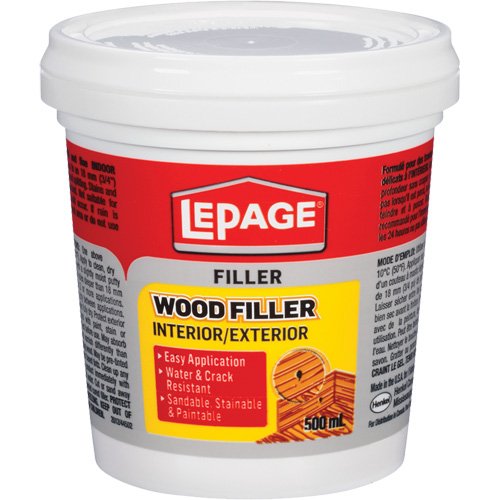 Interior and Exterior Wood Filler, 500 ml Rideout Tool & Machine Inc.