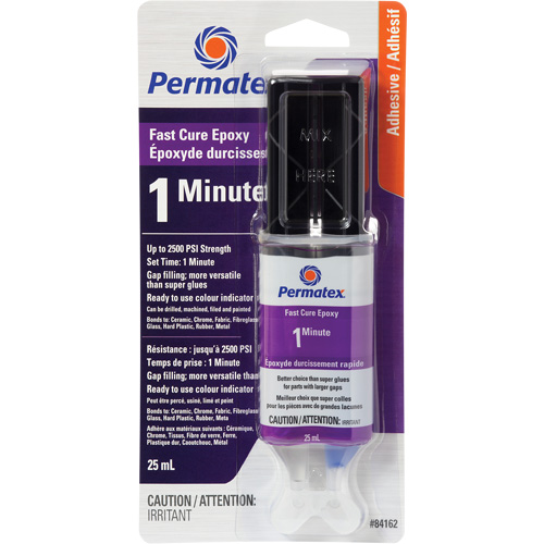 Gel Epoxy, 25 ml, Syringe, Two-Part, Clear Rideout Tool & Machine Inc.