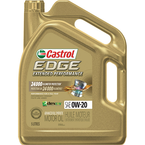 Edge&reg; Extended Performance 0W-20 Motor Oil, 5 L, Jug Rideout Tool & Machine Inc.