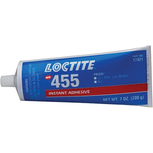 Gel adh&eacute;sif 455, Blanc cass&eacute;, Tube, 200 g Rideout Tool & Machine Inc.