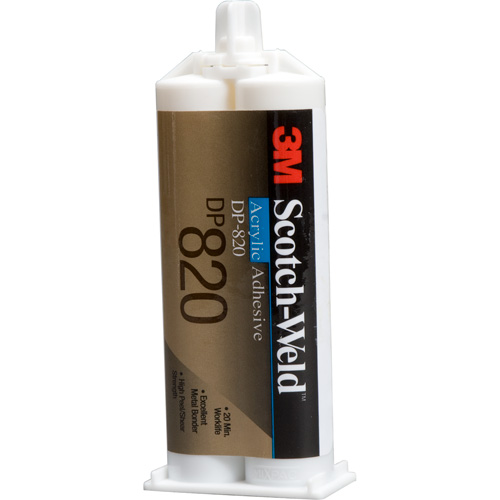 Scotch-Weld Acrylic Adhesive, Two-Part, Dual Cartridge, 400 ml, Off-White Rideout Tool & Machine Inc.