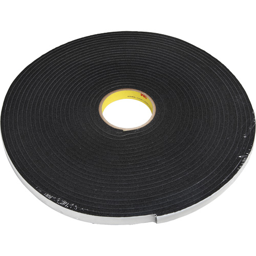 Ruban double face en mousse, 33 m (108') lo x 12,7 mm (1/2") la, 62 mils, Poly&eacute;thyl&egrave;ne Rideout Tool & Machine Inc.