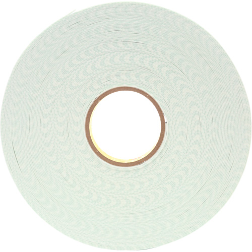 Double-Coated Urethane Foam Tape, 33 m (108') L x 25.4 mm (1") W, 62.5 mils, Urethane Rideout Tool & Machine Inc.