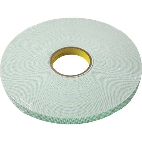 Double-Coated Foam Tape, 33 m (108') L x 18 mm (3/4") W, 62.5 mils, Urethane Rideout Tool & Machine Inc.