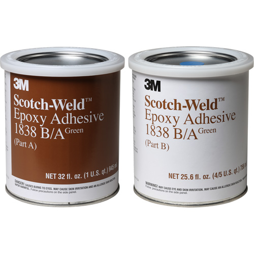 Scotch-Weld Adhesive, 32 fl. oz., Pail, Two-Part, Green Rideout Tool & Machine Inc.