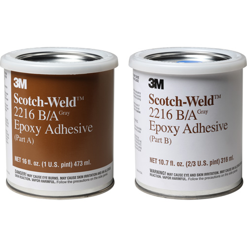Scotch-Weld Adhesive, 32 fl. oz., Kit, Two-Part, Grey Rideout Tool & Machine Inc.