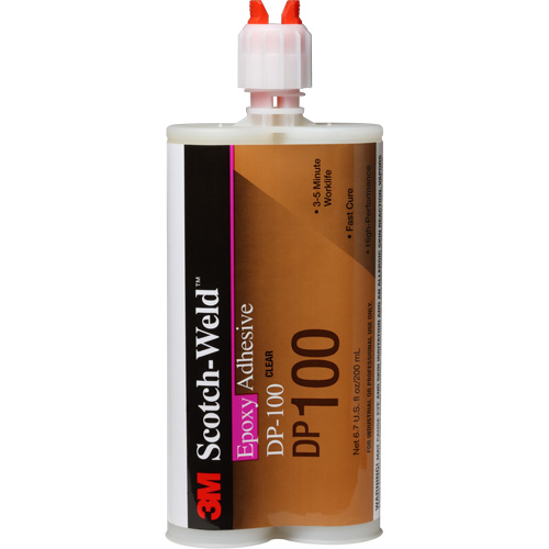 Scotch-Weld Adhesive, 200 ml, Cartridge, Two-Part, Translucent Rideout Tool & Machine Inc.