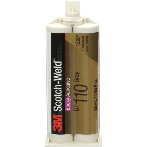 Scotch-Weld Adhesive, 1.64 fl. oz., Cartridge, Two-Part, Grey Rideout Tool & Machine Inc.