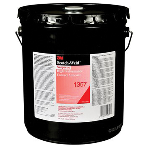 Neoprene High-Performance Contact Adhesive, Drum, 5 gal., Green Rideout Tool & Machine Inc.