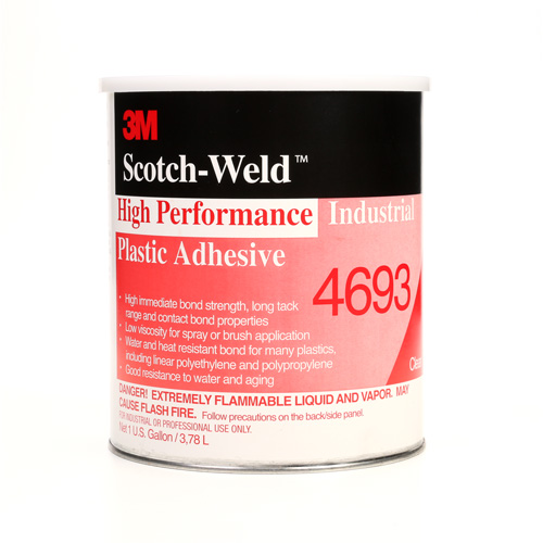 Adh&eacute;sif en plastique industriel haute performance, 1 gal., Gallon, Jaune Rideout Tool & Machine Inc.