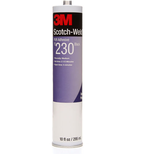 Scotch-Weld PUR Adhesive, 10 oz., Cartridge, Black Rideout Tool & Machine Inc.