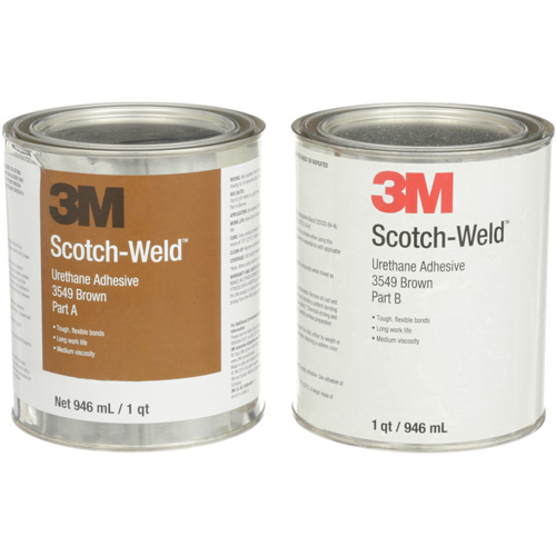 Scotch-Weld Urethane Adhesive 3549, 64 fl. oz., Can, Brown Rideout Tool & Machine Inc.
