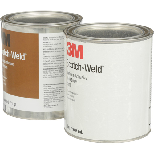 Scotch-Weld Urethane Adhesive 3549, 64 fl. oz., Can, Brown Rideout Tool & Machine Inc.