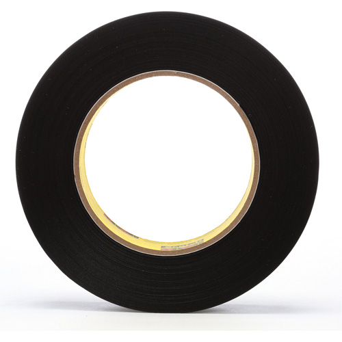 472 Vinyl Tape, 25.4 mm (1") W x 32.9 m (108') L, 10.4 mils, Black Rideout Tool & Machine Inc.