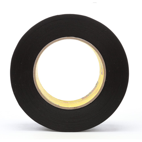 472 Vinyl Tape, 50.8 mm (2") W x 32.9 m (108') L, 10.4 mils, Black Rideout Tool & Machine Inc.